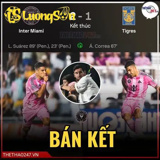 Inter Miami giành chiến thắng kịch tính trước Tigres. Inter Miami giành chiến thắng kịch tính trước Tigres.
