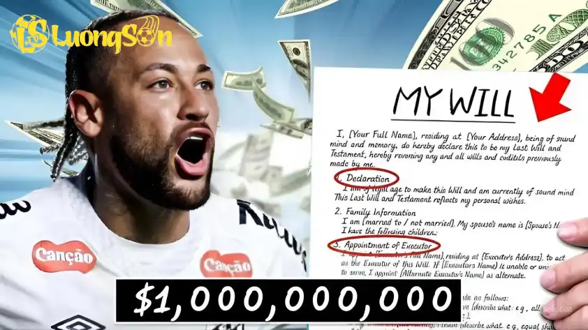 Neymar bất ngờ nhận được di chúc thừa kế 1 tỷ USD (Ảnh: telegrafi) Neymar bất ngờ nhận được di chúc thừa kế 1 tỷ USD (Ảnh: telegrafi)