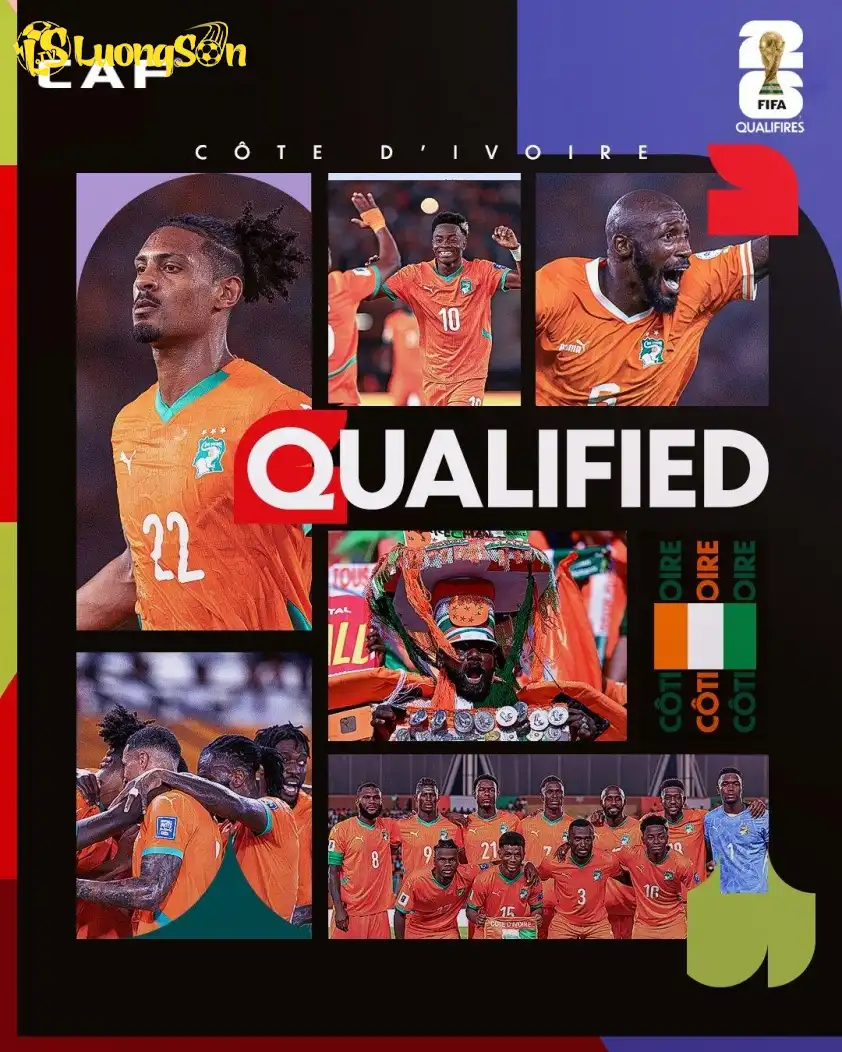 Bờ Biển Ngà chính thức trở lại World Cup sau 12 năm vắng bóng (Ảnh: CAF Online). Bờ Biển Ngà chính thức trở lại World Cup sau 12 năm vắng bóng