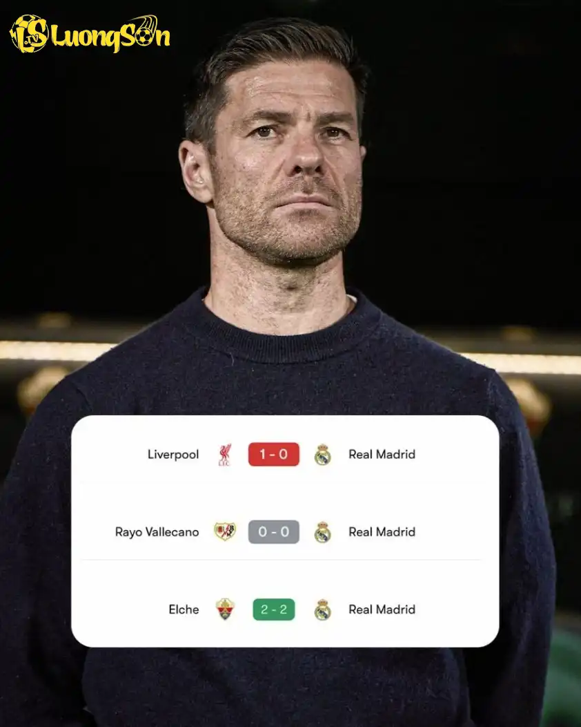 Alonso đứng trước muôn vàn áp lực khi Los Blancos không thắng 3 trận liên tiếp