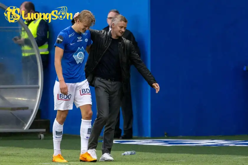 Solsa và Haaland ngày còn cộng tác ở Molde Solsa và Haaland ngày còn cộng tác ở Molde