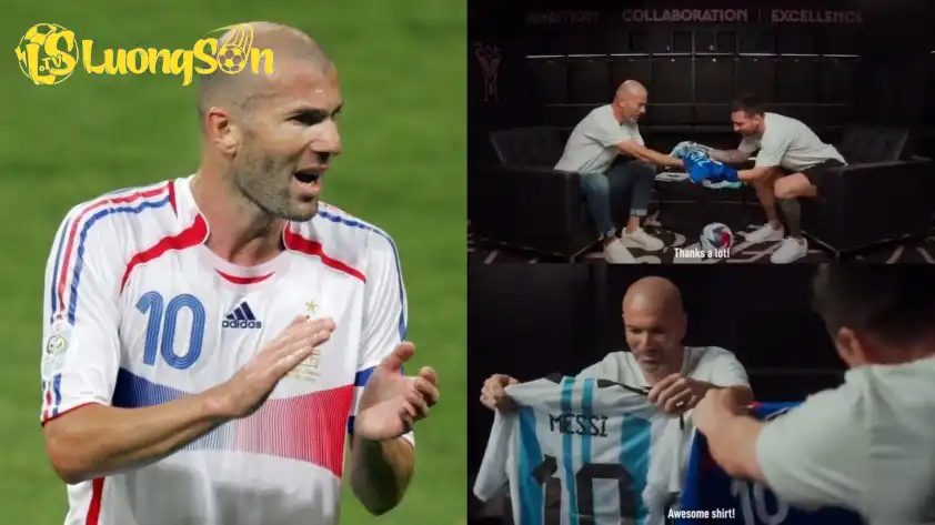 Messi từng tiết lộ đã chủ động xin đổi áo với Zidane Messi từng tiết lộ đã chủ động xin đổi áo với Zidane